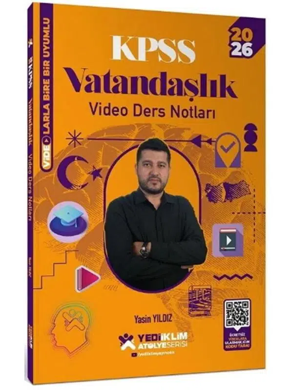 Yediiklim Yayınları 2026 KPSS Vatandaşlık Atölye Video Ders Notları