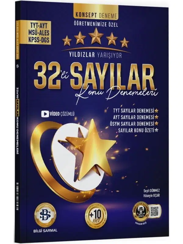 Yıldızlar Yarışıyor TYT AYT Sayılar 32 li Konu Denemeleri
