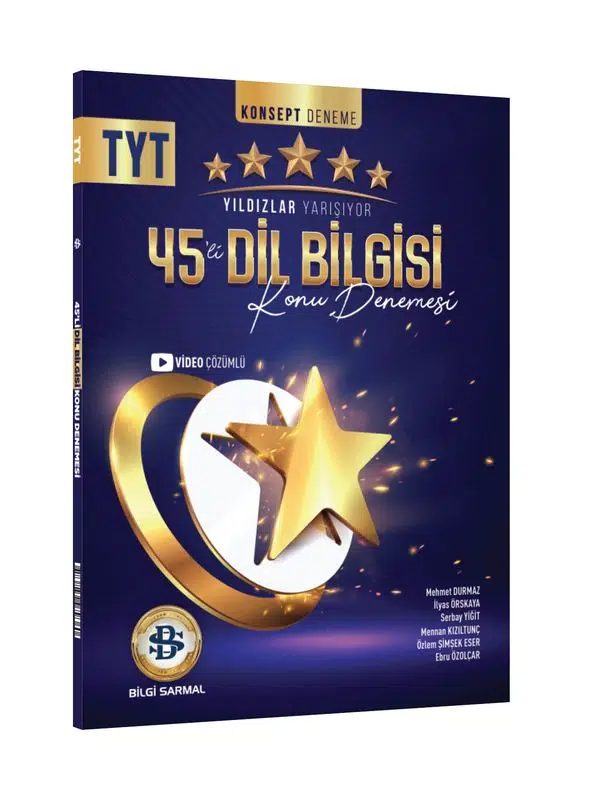 Yıldızlar Yarışıyor TYT Dil Bilgisi 45 li Branş Denemesi